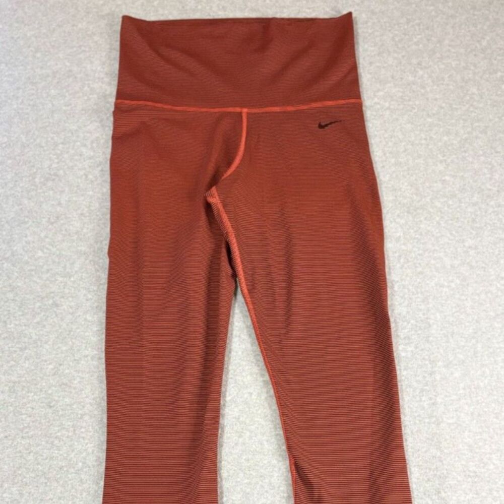 Nike Dri-FIT Women’s Capri Leggings Red Orange Black